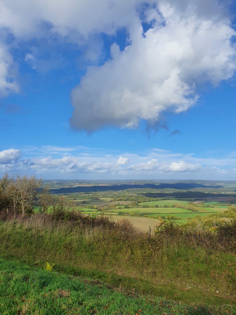 Grassland and farmland perfect for lark spotting!